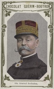 General Zurlinden (renkli fotoğraf) by French School