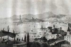 Genova - Genler - Cenova - M. de Norvins, Ch. Nodier 1834-1836. by French School
