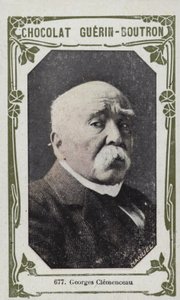 Georges Clemenceau (renkli fotoğraf) by French School