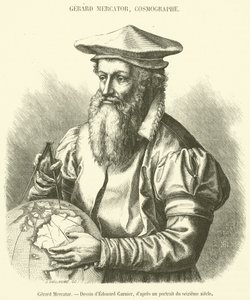Gerard Mercator (gravür) by French School