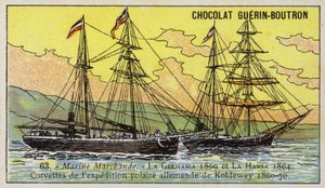 Germania ve Hansa, Carl Koldewey'in Alman Kuzey Kutup Seferi gemileri by French School