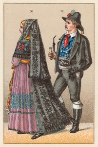 Almanya Tirol Kostümü by French School