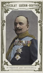 Gilgenheimb, genel komutan ve Strasbourg (renkli fotoğraf) by French School