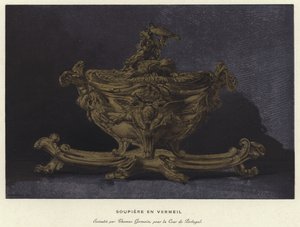 Yaldızlı çorba kasesi by French School