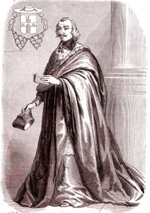 Giulio Raimondo Mazzarino, İtalyan kökenli Fransız kardinal ve diplomat.1865 (gravür) by French School