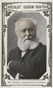 Gounod, müzik bestecisi (renkli fotoğraf) by French School