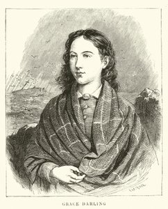 Grace Darling (gravür) by French School