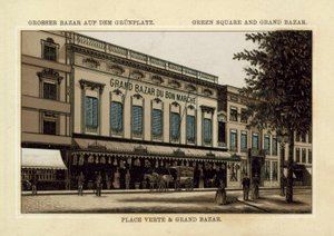 Kapalı Çarşı, Yeşil Meydan, Antwerp (chromolitho) by French School