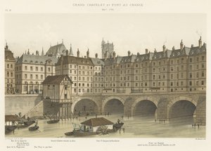 Grand Chatelet ve Pont au Change, 1647-1788 by French School