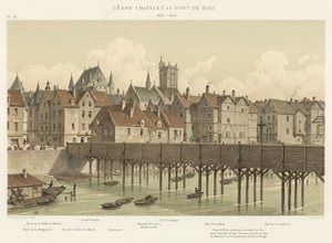 Grand Chatelet ve Pont de Bois, 1621-1645 by French School