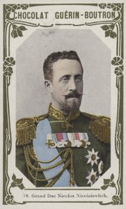 Grand Duc Nicolas Nicolaievitch (renkli fotoğraf) by French School