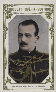 Rusya Büyük Dükü Boris (renkli fotoğraf) by French School