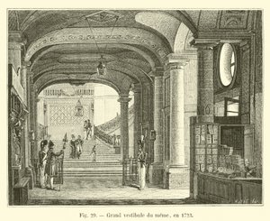 1723 yılında aynı büyük antre by French School