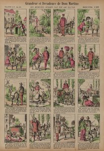 Dom Martino'nun ihtişamı ve çöküşü (renkli gravür) by French School
