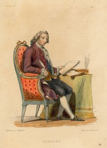 Gresset (renkli gravür) by French School