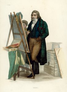 Gros (renkli gravür) by French School