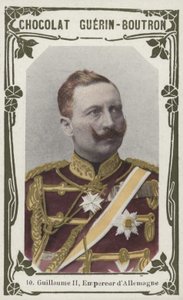 Wilhelm II, Almanya İmparatoru (renkli fotoğraf) by French School