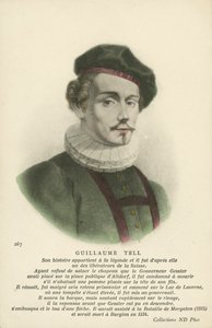 William Tell (renkli taş baskı) by French School