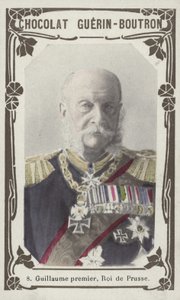 Birinci William, Prusya Kralı (renkli fotoğraf) by French School