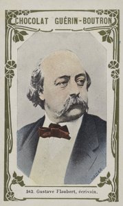 Gustave Flaubert, yazar (renkli fotoğraf) by French School