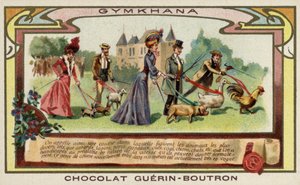 Gymkhana (kromolitho) by French School