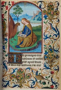 H/L-3-3 fol. 14r St John the Evangelist, Saatler Kitabı