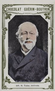 H Taine, ecrivain (renkli fotoğraf) by French School