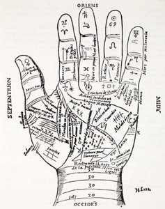 Sembollü el: Kuzey, Doğu, Midy, Batı by French School