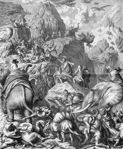 Hannibal fillerle Alpleri geçerek İtalya