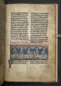 Harley 4979, f.78 Alexander, bir ziyafet sırasında Jobas
