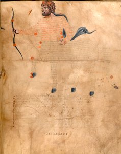 Harley 647, f.3v Yay Takımyıldızının İllüstrasyonu, Marcus Tullius Cicero