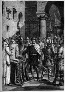 İngiliz kralı Harold, Normandiya Dükü (William I) Guillaume