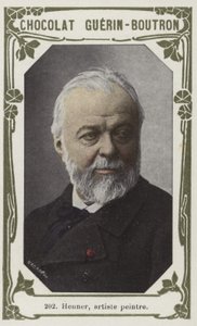 Henner, ressam (renkli fotoğraf) by French School