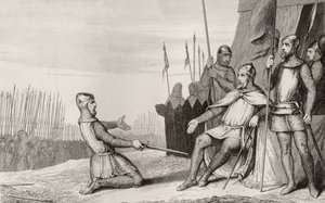 Henri I (1008-60) pardons his brother Robert-Le-Vieux, from 