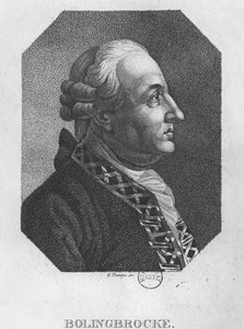 Henry St John, Lord Bolingbroke (gravür) by French School