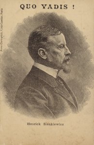 Henryk Sienkiewicz (1846-1916), Polonyalı gazeteci ve romancı (lito) by French School