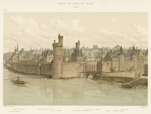 Hotel et Tour de Nesle, 1380 by French School