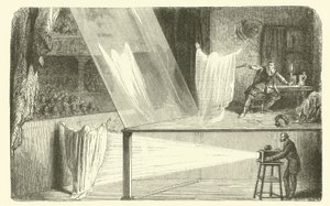 Tiyatroda hayaletler nasıl yapılır (gravür) by French School