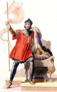 Hugues Capet ve afişi - “” Le Plutarque francais””, ed. Mennechet by French School