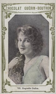 Huguette Duflos (renkli fotoğraf) by French School
