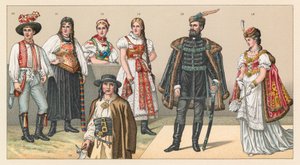 Macaristan ve Hırvatistan Kostümü by French School
