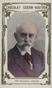Huysmans, ecrivain (renkli fotoğraf) by French School