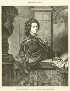 Hyacinthe Rigaud (gravür) by French School