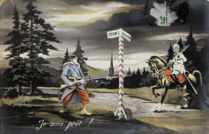 Hazırım, Birinci Dünya Savaşı kartpostalı, 1914 by French School