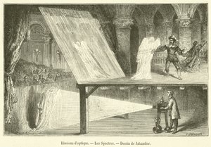 Optik İllüzyonlar, Hayaletler (gravür) by French School