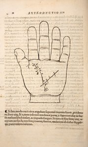 Joannes Indagioe, Strasbourg, 1531 tarafından Chiromantia