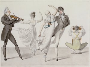 "Le Bon Genre"den çizim, c.1810 by French School
