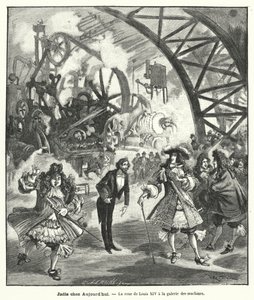 Kral Louis XIV ve sarayının 1889