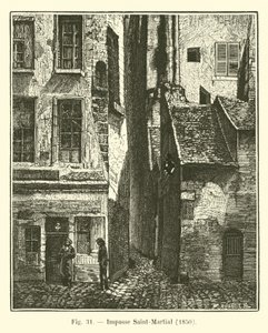 Çıkmaz Saint-Martial, 1850 by French School