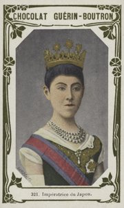 Japonya İmparatoriçesi (renkli fotoğraf) by French School